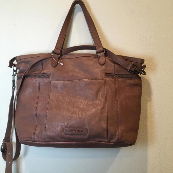 Lucky Brand Handbags - Lucky Brand “Lucky Kean” Tote Purse – 100% Leather – Brown – New Without Tags –
